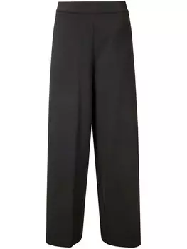 Stefano Mortari брюки широкого кроя, черный