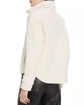 Стеганая бархатная куртка Lyss Astra, белый