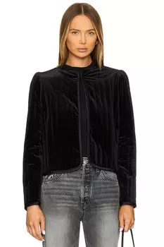 Стеганая бархатная куртка Sanctuary, черный