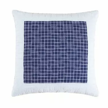 Стеганая декоративная подушка для дивана C&F Home Joshua 16 x 16, синий