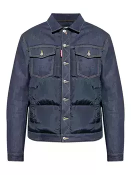 Стеганая джинсовая куртка DSQUARED2, синий