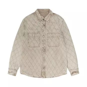 Стеганая джинсовая рубашка Stussy Vintage Washed