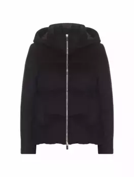 Стеганая кашемировая куртка Kiton, черный