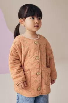 Стеганая куртка (3мес 7лет) Next, коричневый