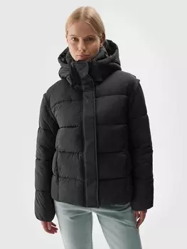 Стеганая куртка 4F Steppjacke, черный