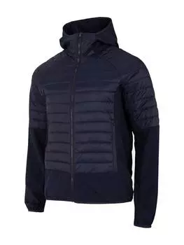 Стеганая куртка 4F, темно-синий