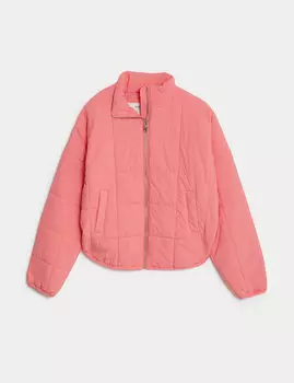 Стеганая куртка (6–16 лет) Marks & Spencer, коралл