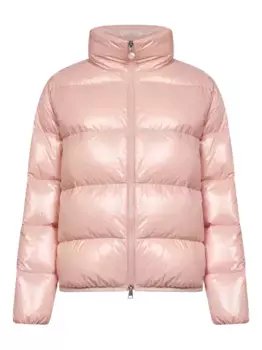 Стеганая куртка Abbadia с высоким воротником MONCLER, розовый