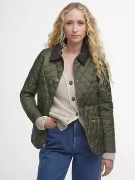 Стеганая куртка аннанды Barbour, оливковый