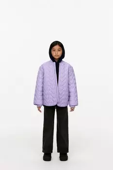 Стеганая куртка Arket, фиолетовый