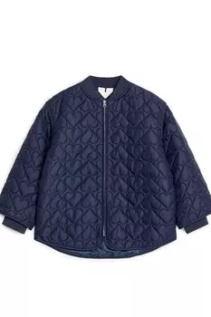 Стеганая куртка Arket, синий