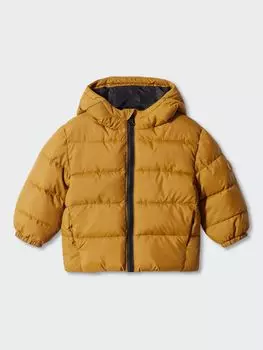Стеганая куртка Baby Aldo Mango, средний желтый