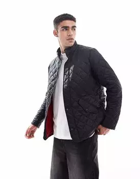 Стеганая куртка Barbour Chelsea черного цвета