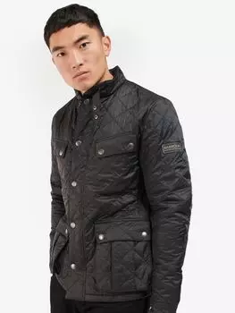 Стеганая куртка Barbour International Ariel Soft Touch, черная