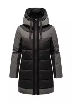 Стеганая куртка бархатный котенок NAVAHOO, черный