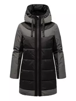 Стеганая куртка бархатный котенок Navahoo, черный