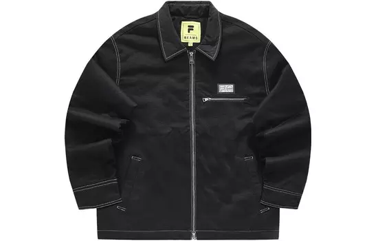 Стеганая куртка Beams X для мужчин, цвет черный как смоль Fila Fusion