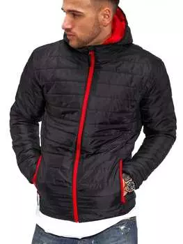 Стеганая куртка behype, красный