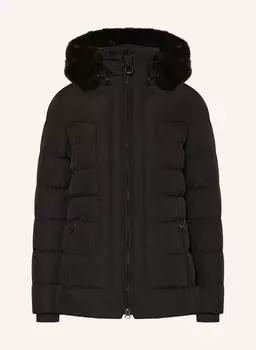 Стеганая куртка belvitesse со съемным искусственным мехом WELLENSTEYN, черный