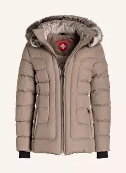 Стеганая куртка belvitesse со съемным искусственным мехом WELLENSTEYN, цвет SAND
