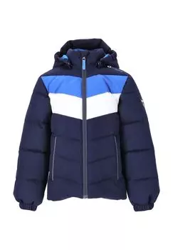 Стеганая куртка Bento с теплым капюшоном ZIGZAG, цвет Skydiver
