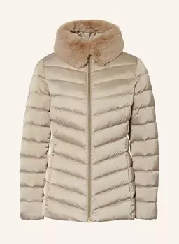 Стеганая куртка Bettanie Geox, серебряный