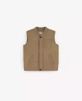 Стеганая куртка без рукавов для мальчика Scalpers, цвет Topo