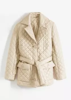 Стеганая куртка Bodyflirt, бежевый