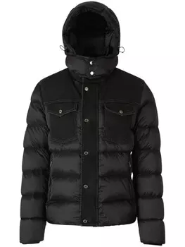 Стеганая куртка-бомбер Moorer, черный