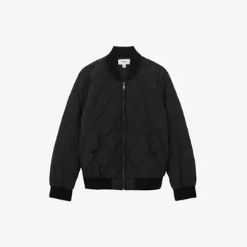 Стеганая куртка-бомбер Quinn Reiss, черный