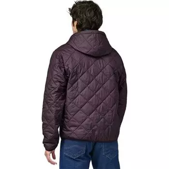 Стеганая куртка-бомбер с капюшоном и ромбовидной отделкой мужская Patagonia, цвет Obsidian Plum