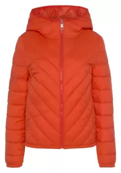 Стеганая куртка BOSS ORANGE "C_Palatto" с капюшоном и изящной надписью-логотипом, цвет Orange