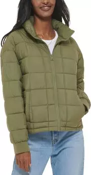Стеганая куртка-боксер Levi's, цвет Lichen Green