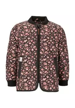 Стеганая куртка Brianna с повседневным воротником-бомбером ZIGZAG, цвет Print