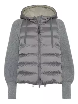 Стеганая куртка Brunello Cucinelli, серый