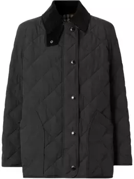 Стеганая куртка BURBERRY, черный