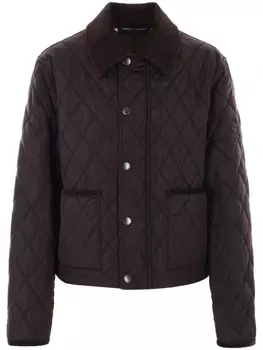 Стеганая куртка Burberry, коричневый