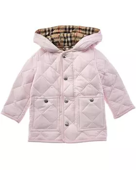 Стеганая куртка Burberry, розовый