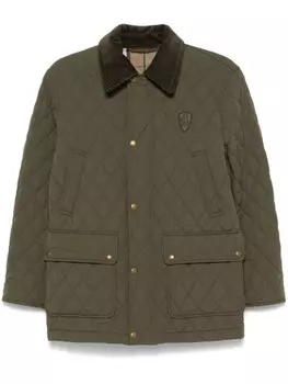 Стеганая куртка Burberry, зеленый