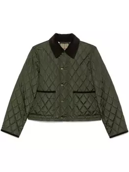 Стеганая куртка Burberry, зеленый