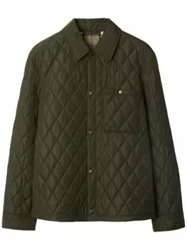 Стеганая куртка Burberry, зеленый