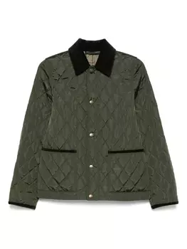 Стеганая куртка Burberry, зеленый