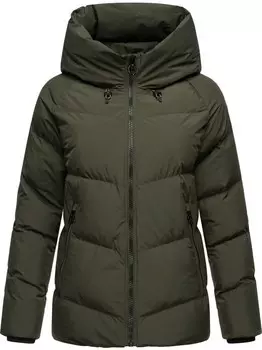 Стеганая куртка cessi Ragwear, зеленый