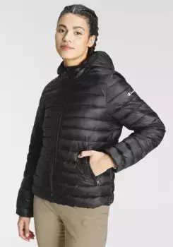 Стеганая куртка Champion "Lightweight Hooded Jacket" с капюшоном, черный