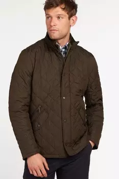 Стеганая куртка «Челси» Barbour, зеленый