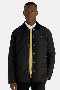 Стеганая куртка черная Debenhams, черный