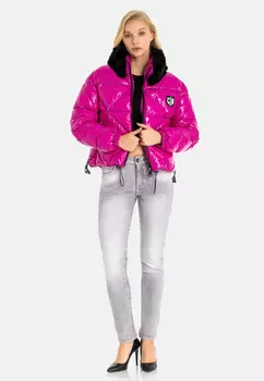 Стеганая куртка Cipo & Baxx, фиолетовый