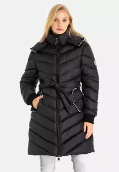 Стеганая куртка Cipo & Baxx в современном стиле, черный