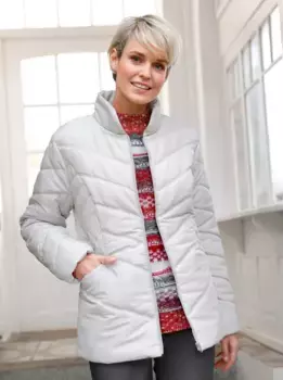 Стеганая куртка Classic Basics, без капюшона, серый