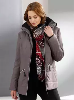 Стеганая куртка Classic Basics с капюшоном, коричневый